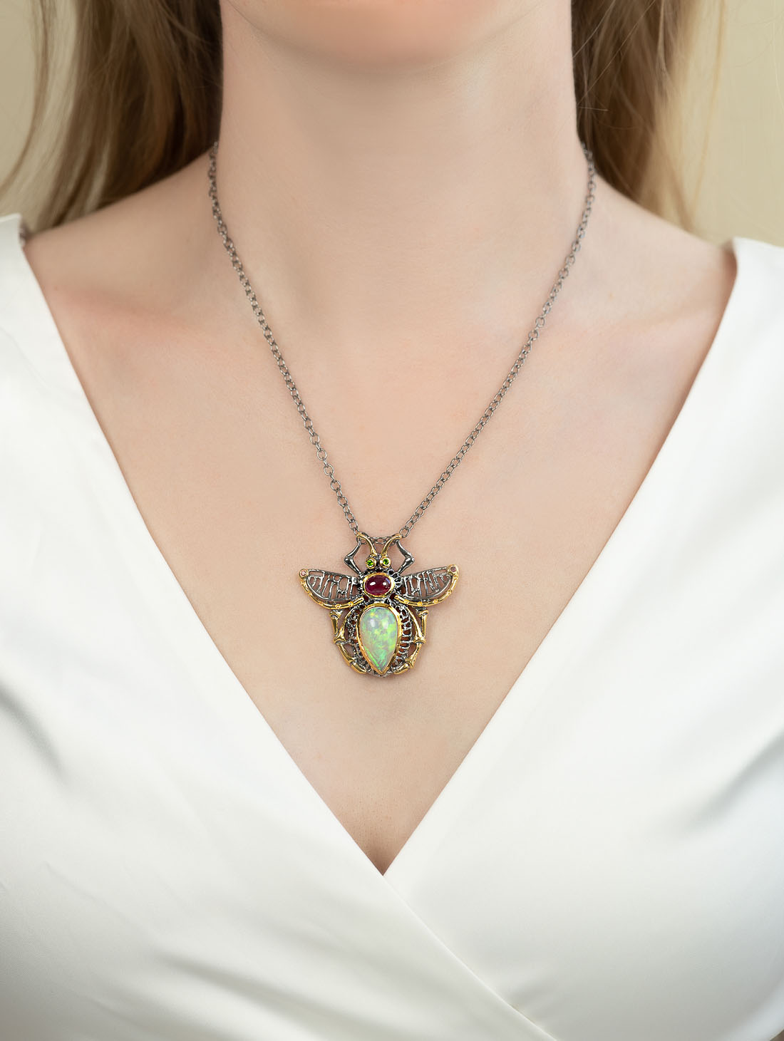 000256 Колье (Ag 925)