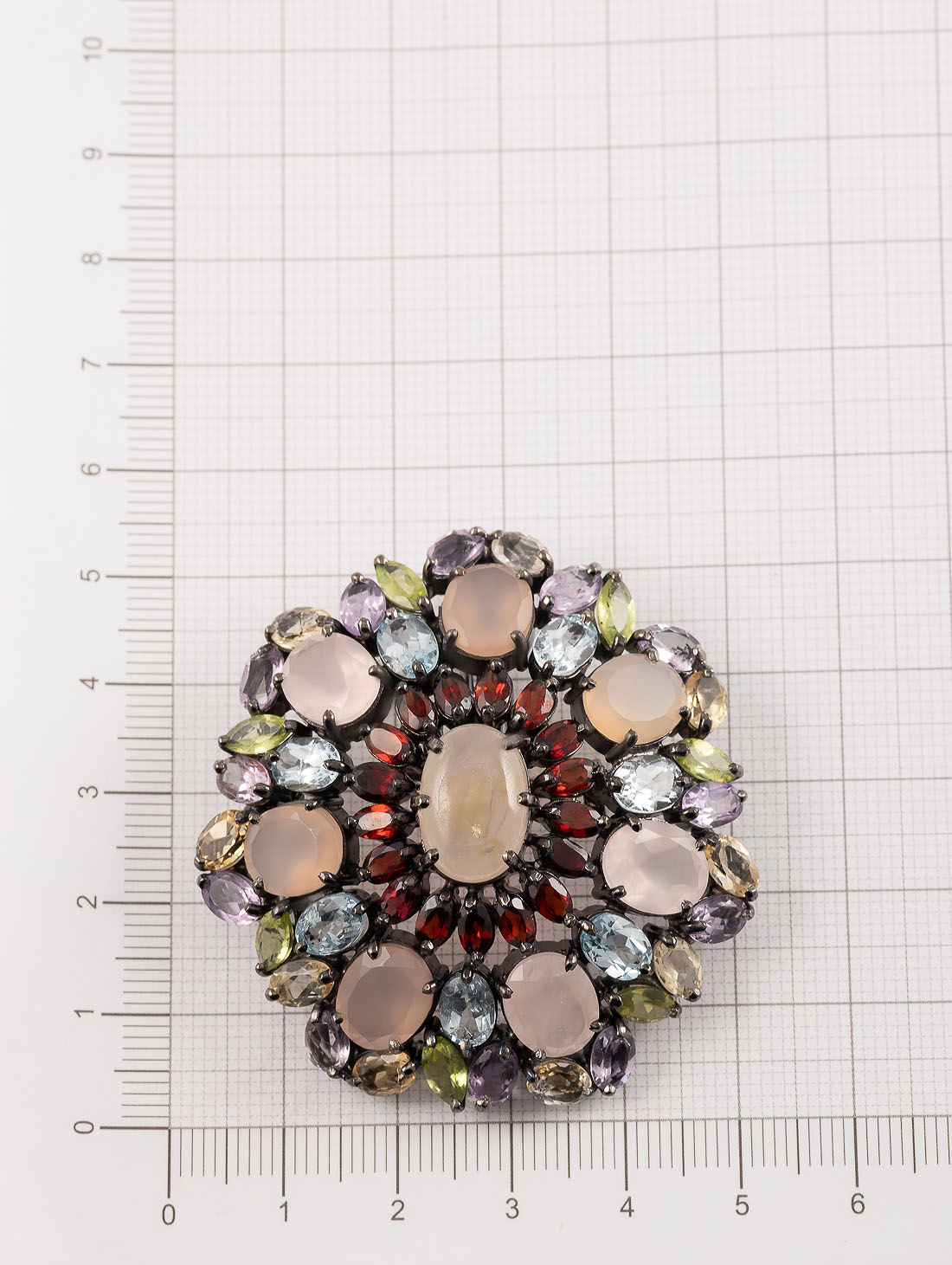 042380 Брошь-кулон (Ag 925)