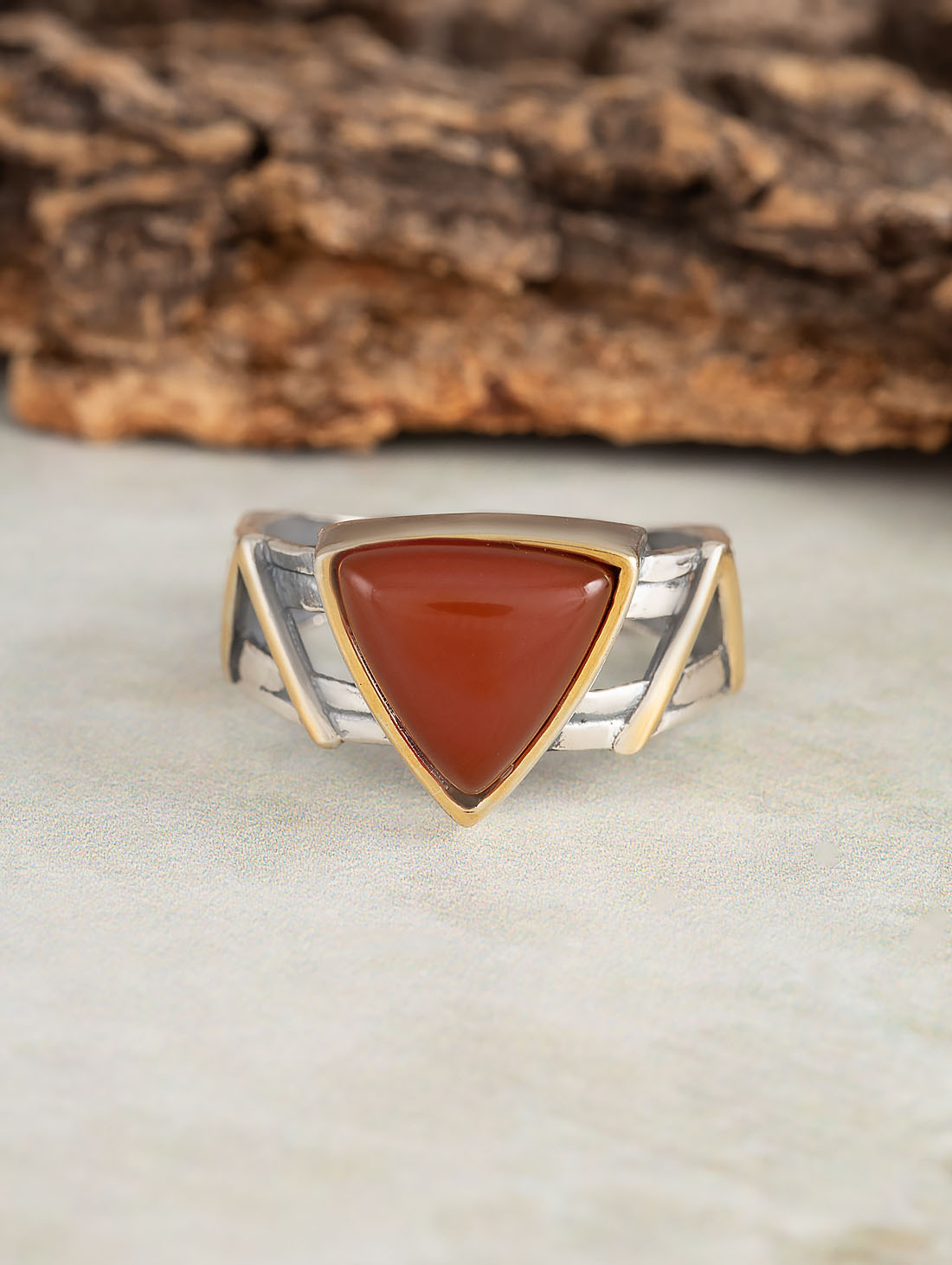 Rrr1199z Сердолик Кольцо (Ag 925)