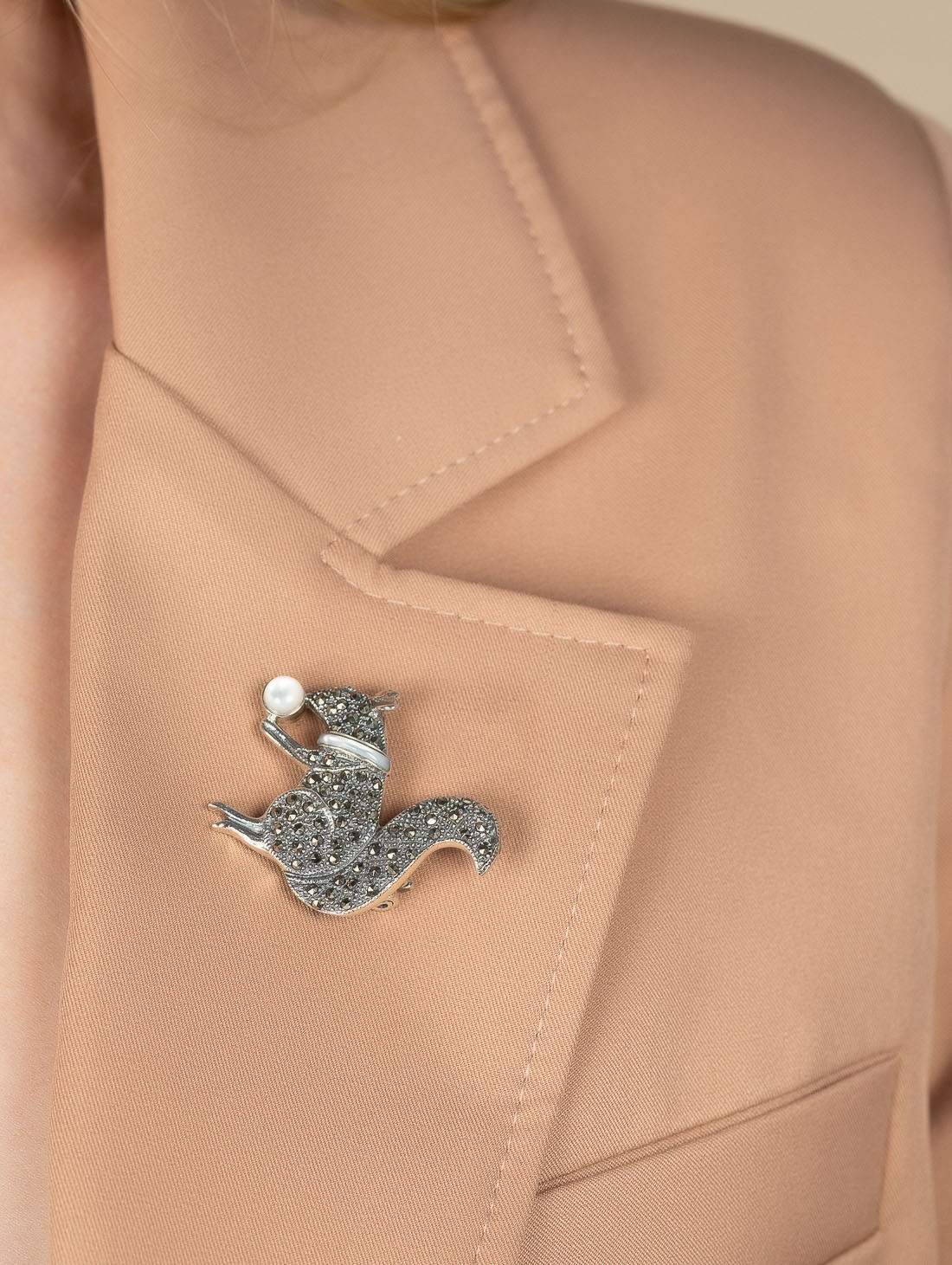 91591 Брошь (Ag 925)