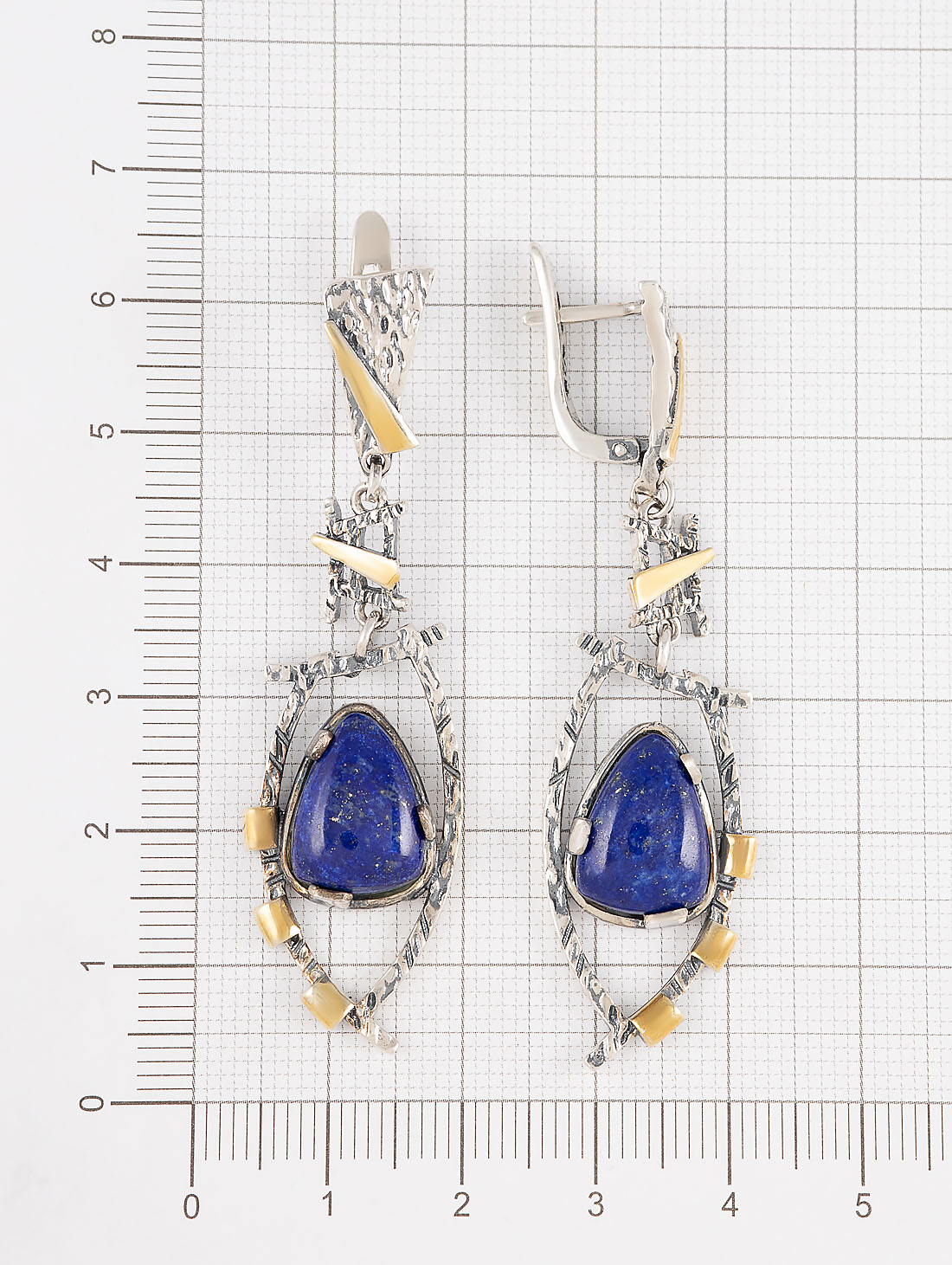 Err1362z Лазурит Серьги (Ag 925)