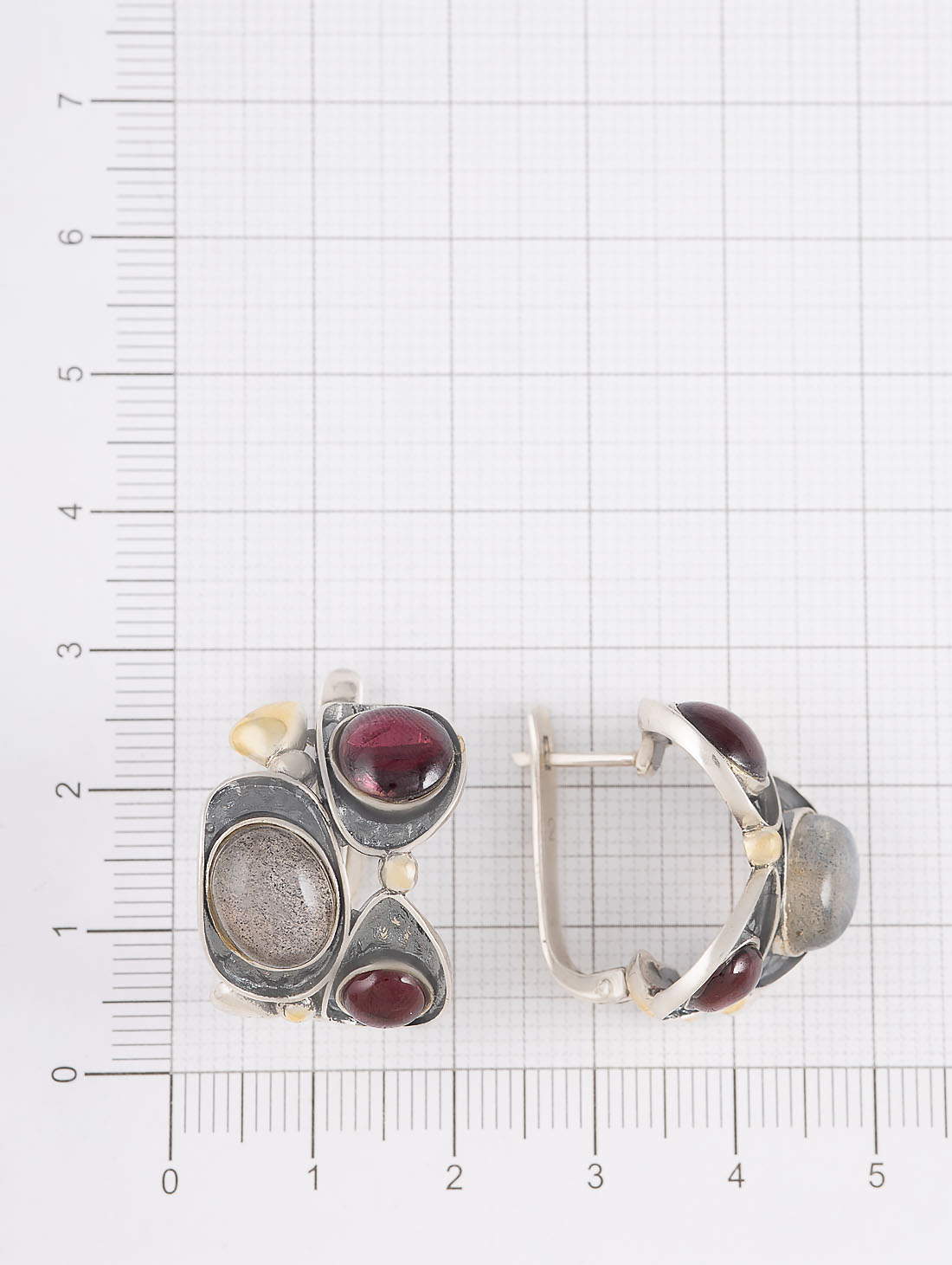 Err1452z ЛабГр Серьги (Ag 925)