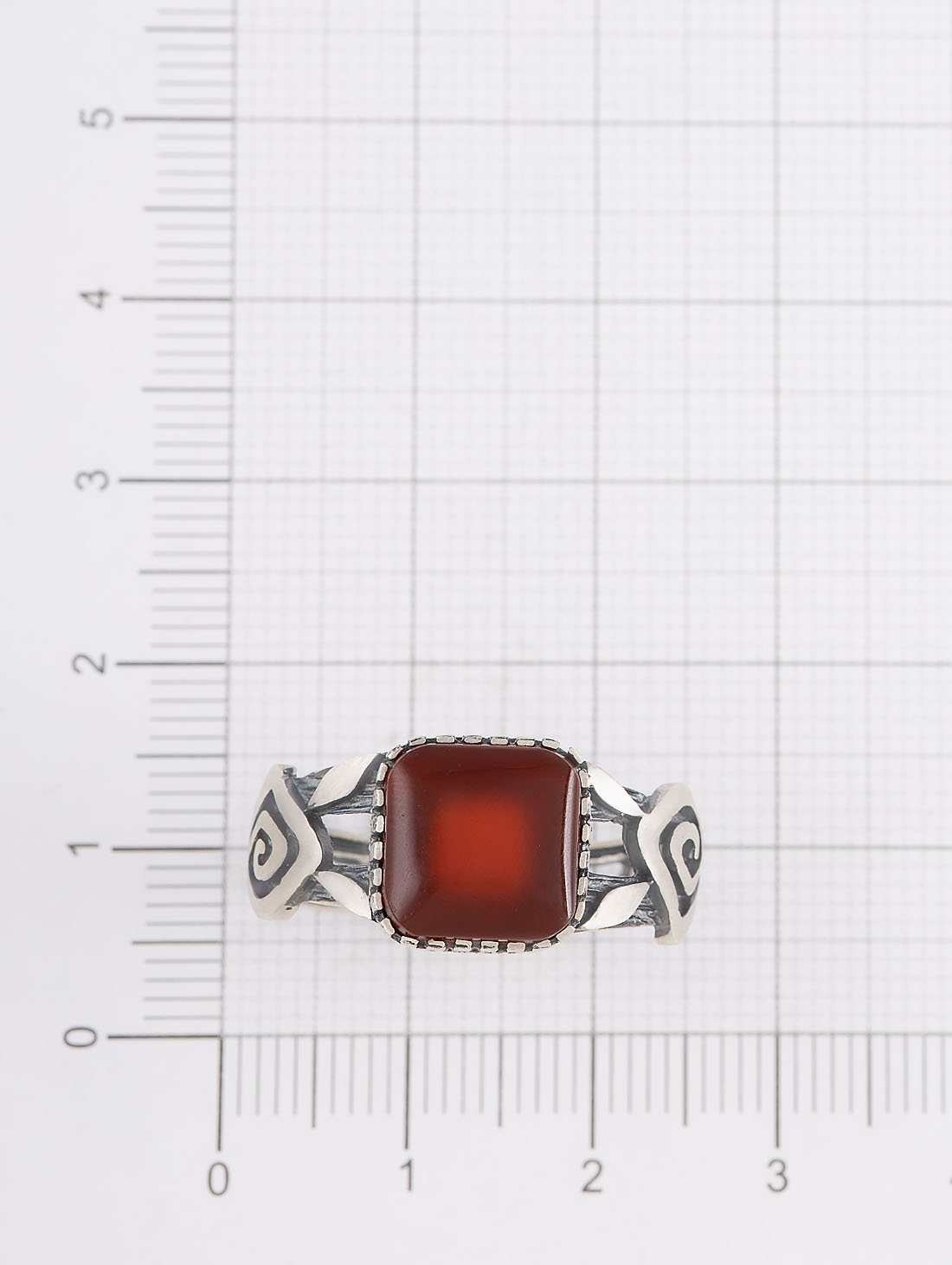 Rrr1496 Сердолик Кольцо (Ag_925)