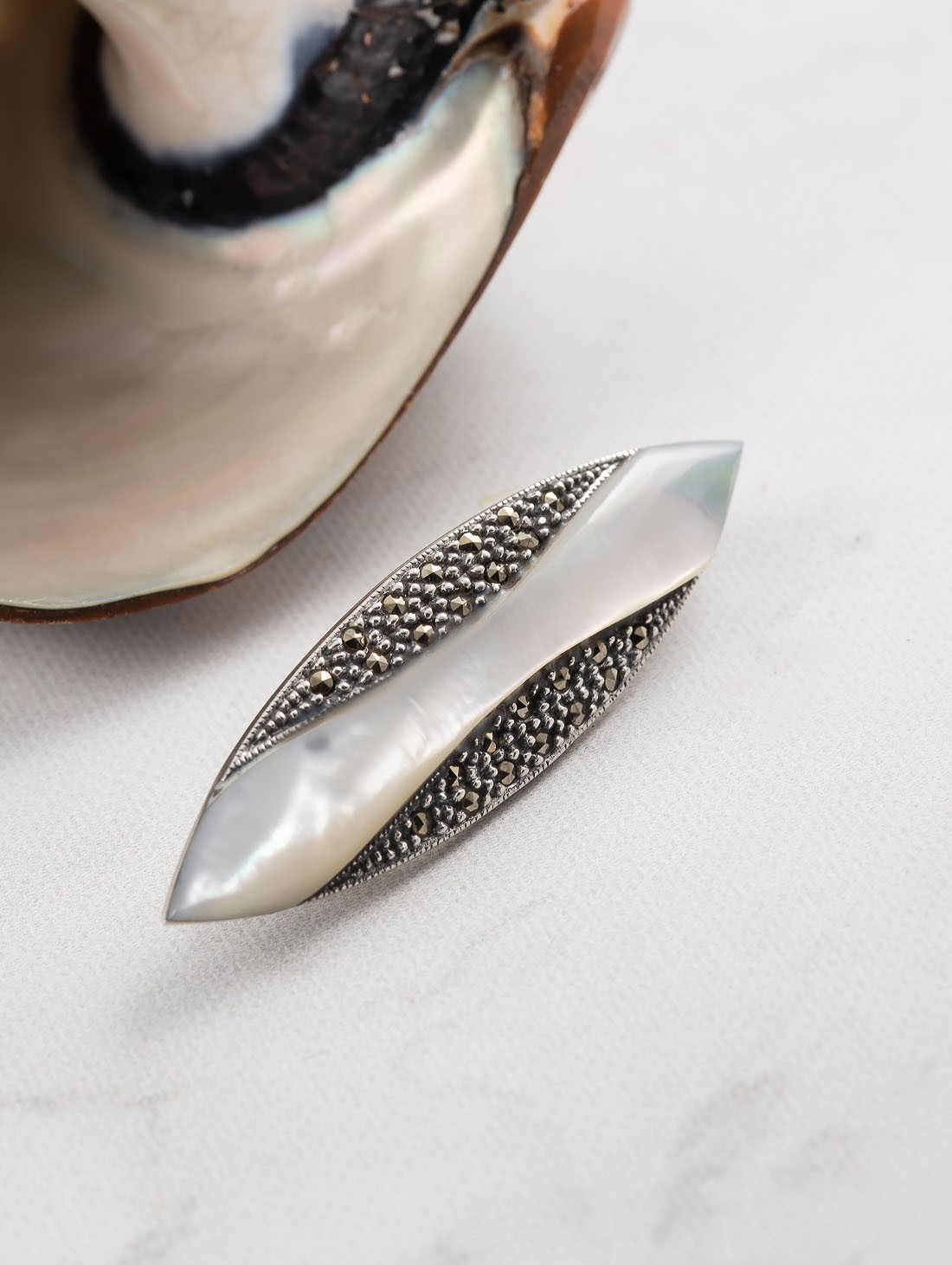 91637 Брошь (Ag 925)