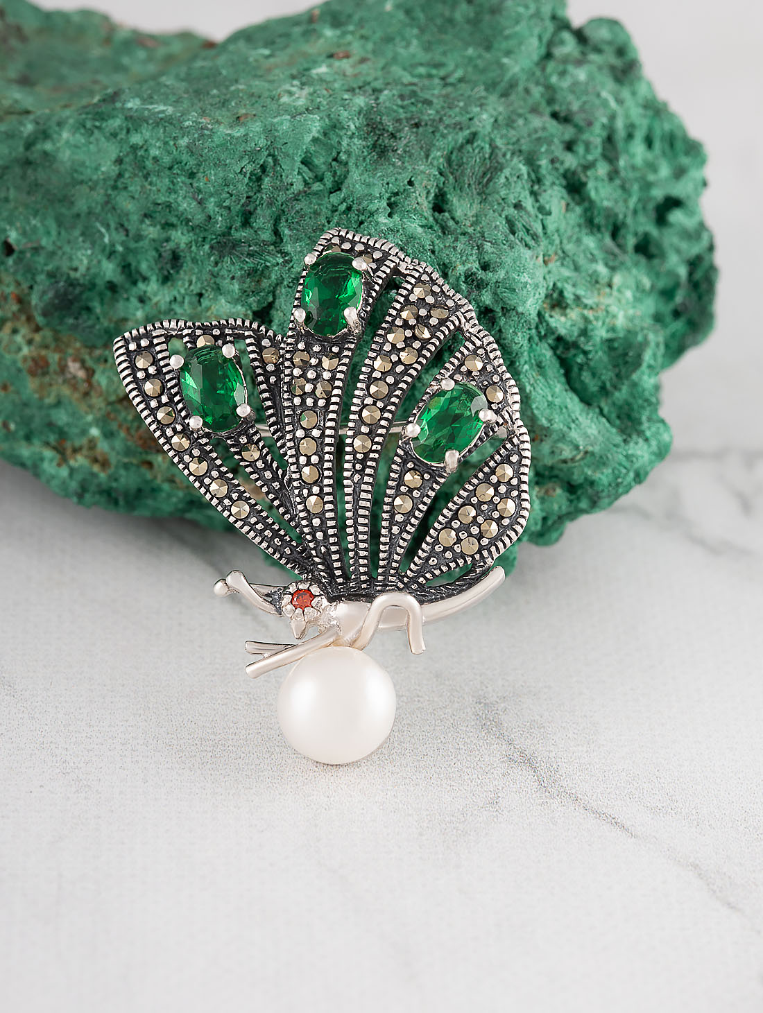 91568 Брошь (Ag 925)