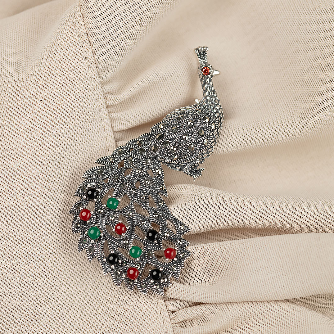 91395 Брошь-кулон (Ag 925)