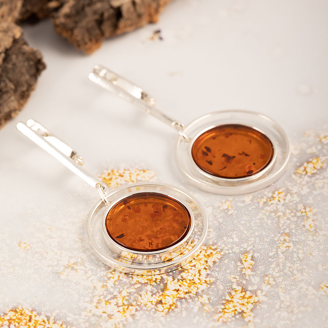 812449 кор Серьги (Ag 925)