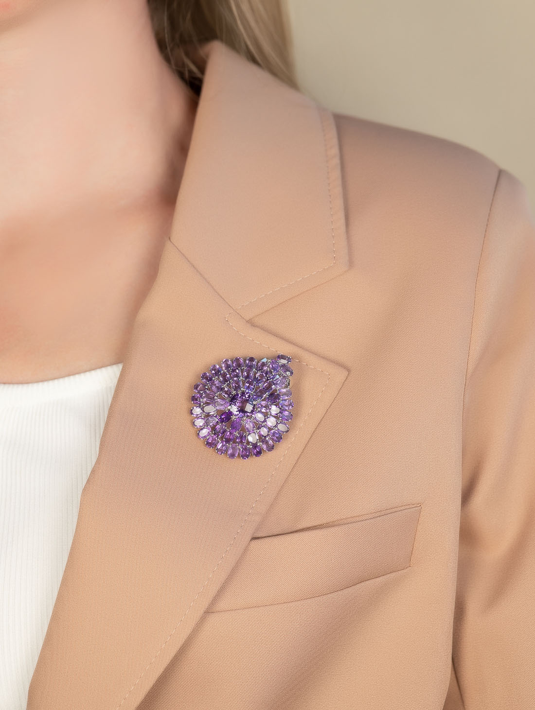 042353 Брошь-кулон (Ag 925)