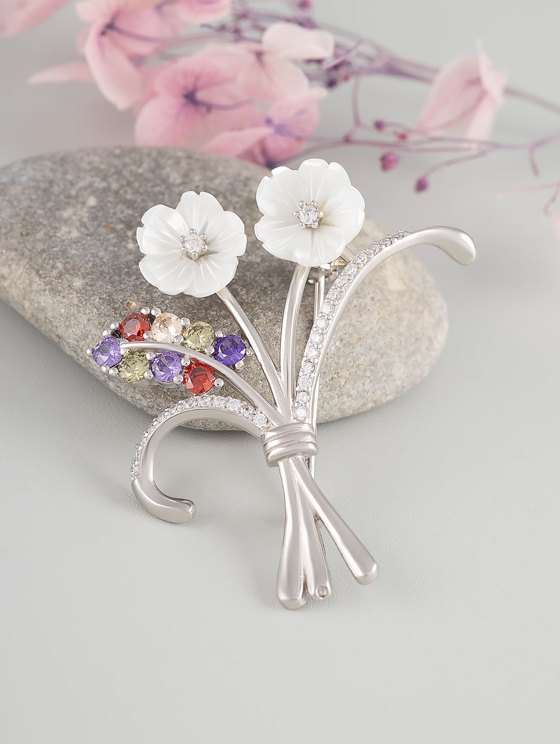 B00193r Брошь (Ag 925)