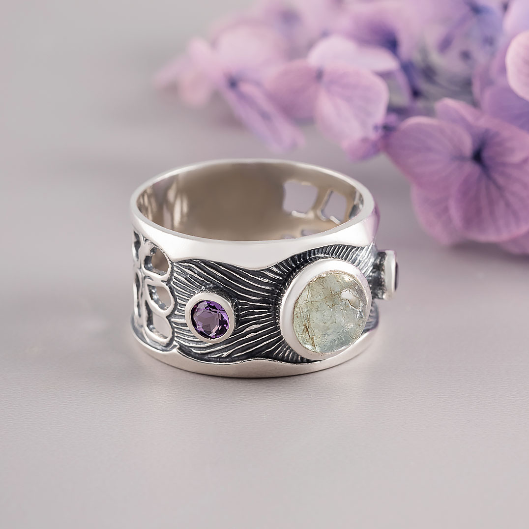 75821акв Кольцо (Ag 925)