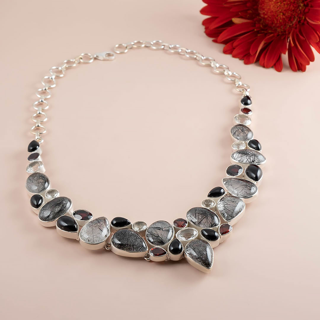 99896 Колье (Ag 925)