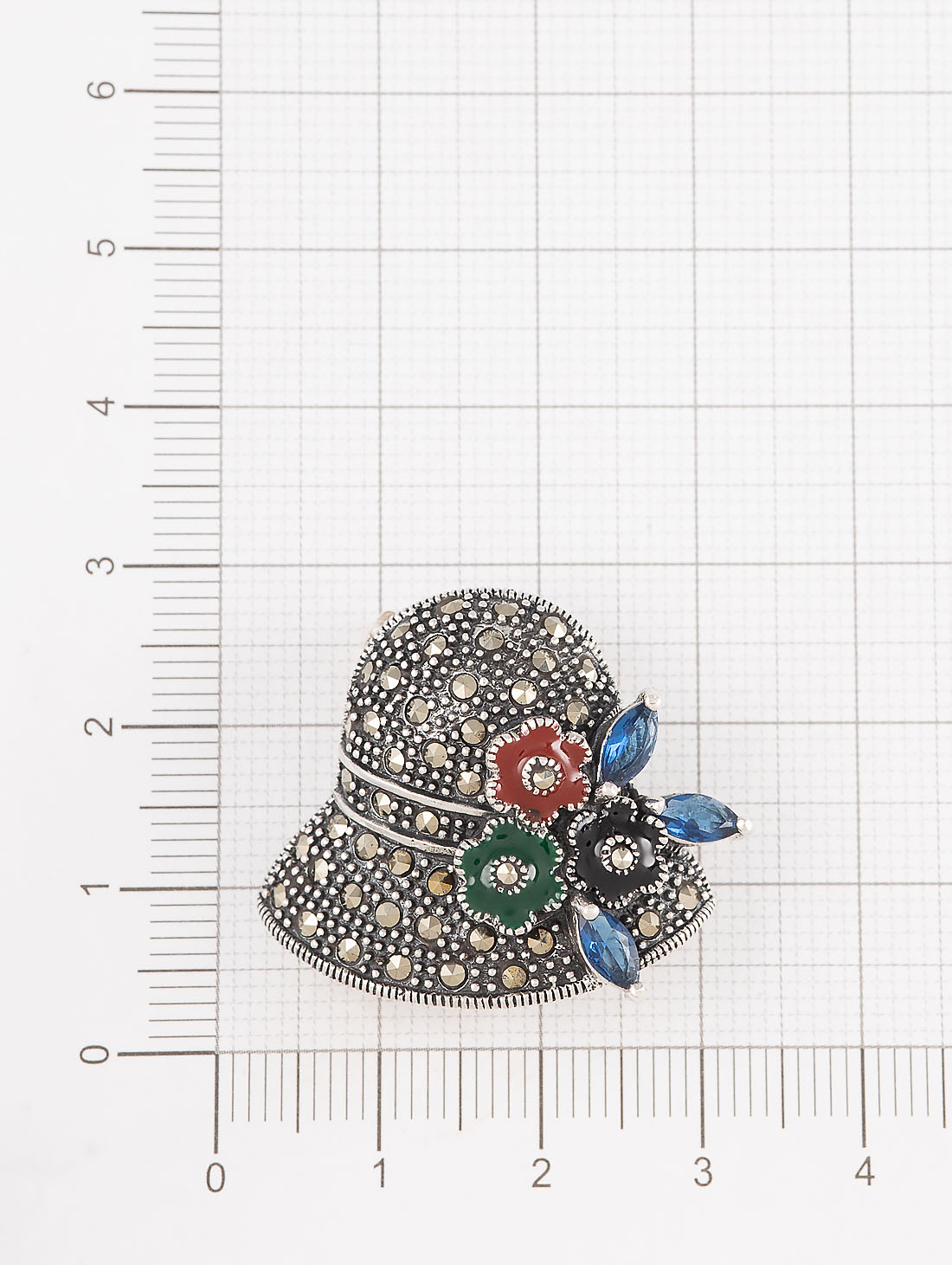 91551 Брошь (Ag 925)