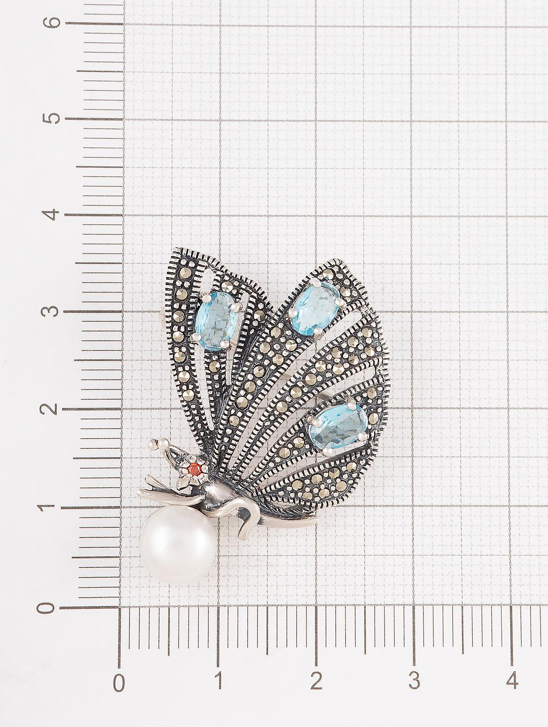 91566 Брошь (Ag 925)