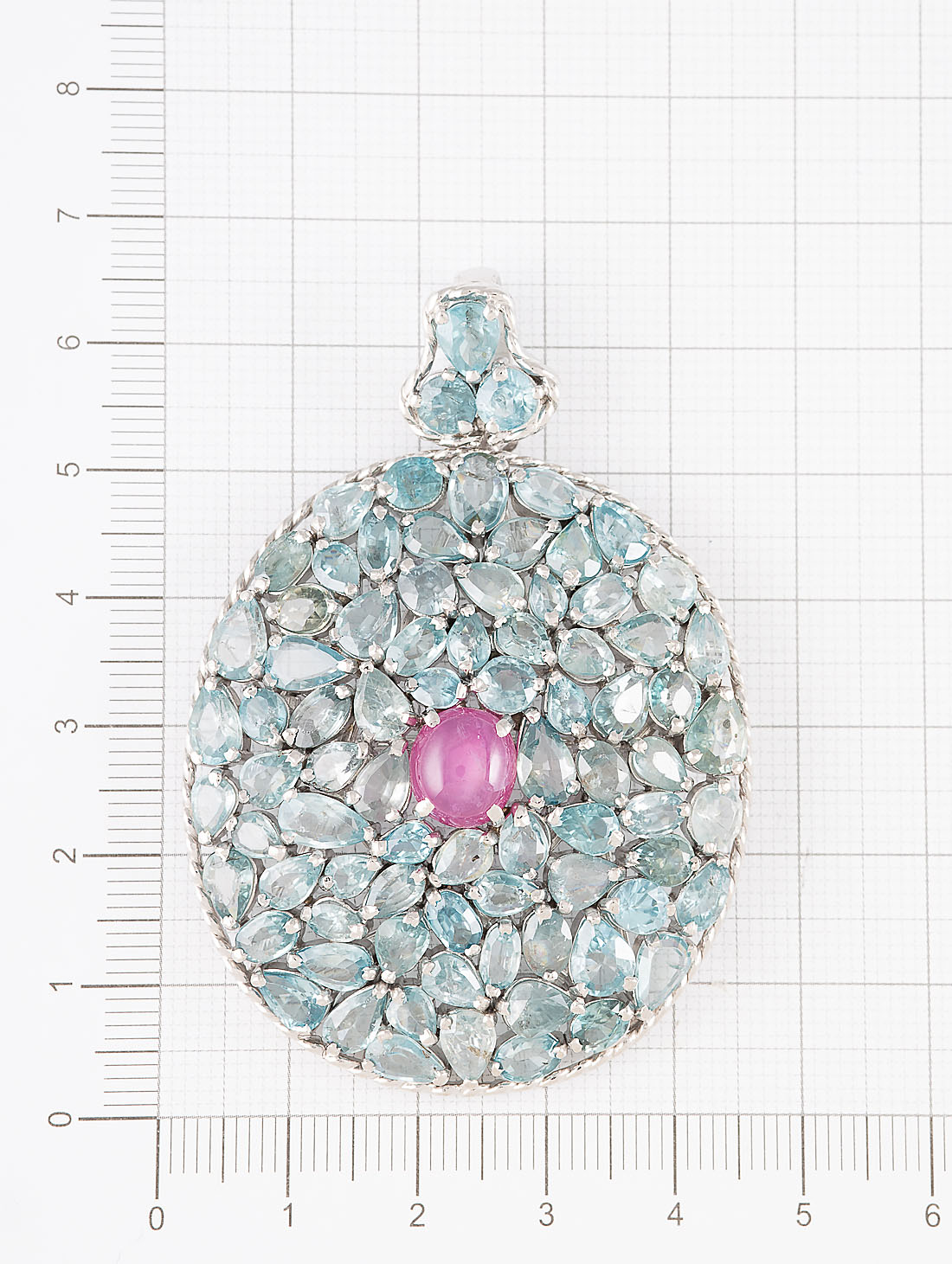 322 Брошь-кулон (Ag 925)