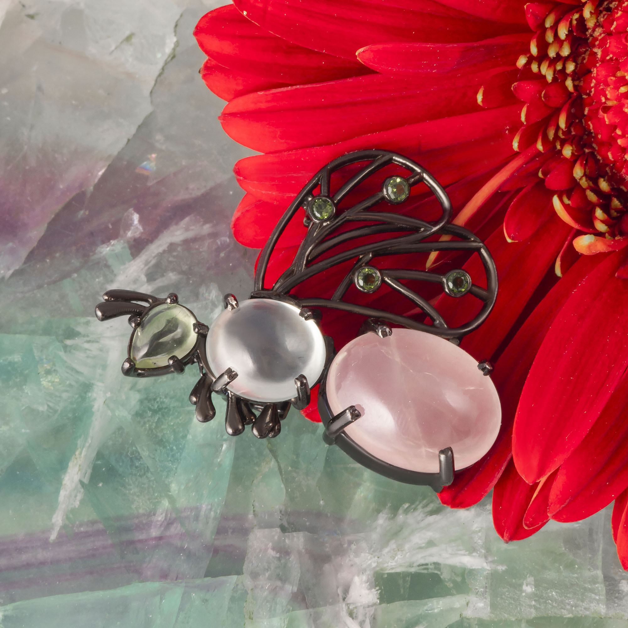 01230 Брошь-кулон (Ag 925)