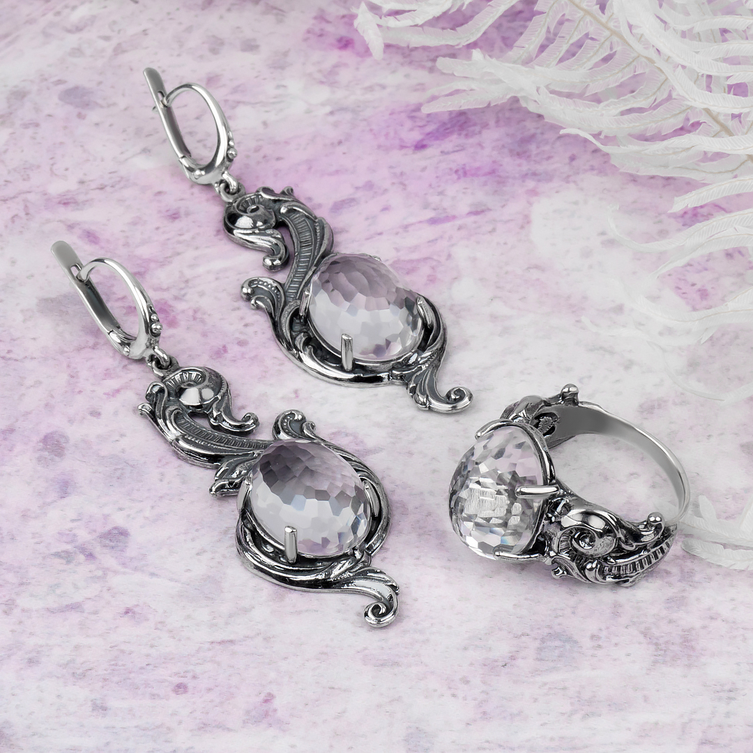 059389 Серьги (Ag 925)