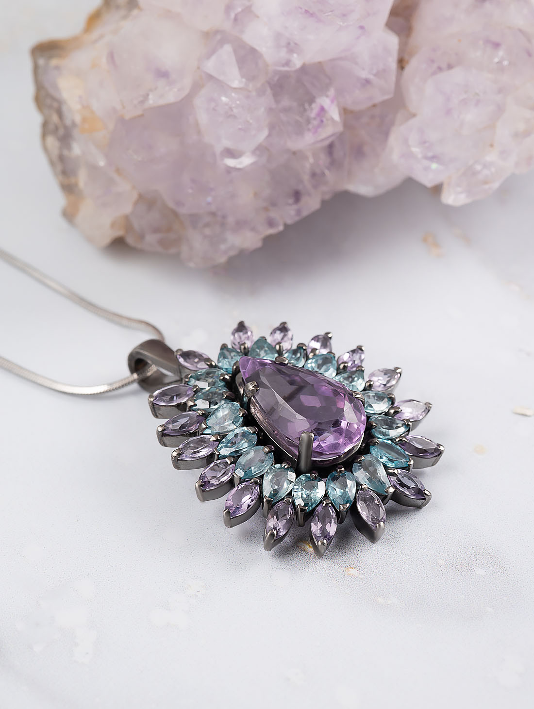 042378 Брошь-кулон (Ag 925)