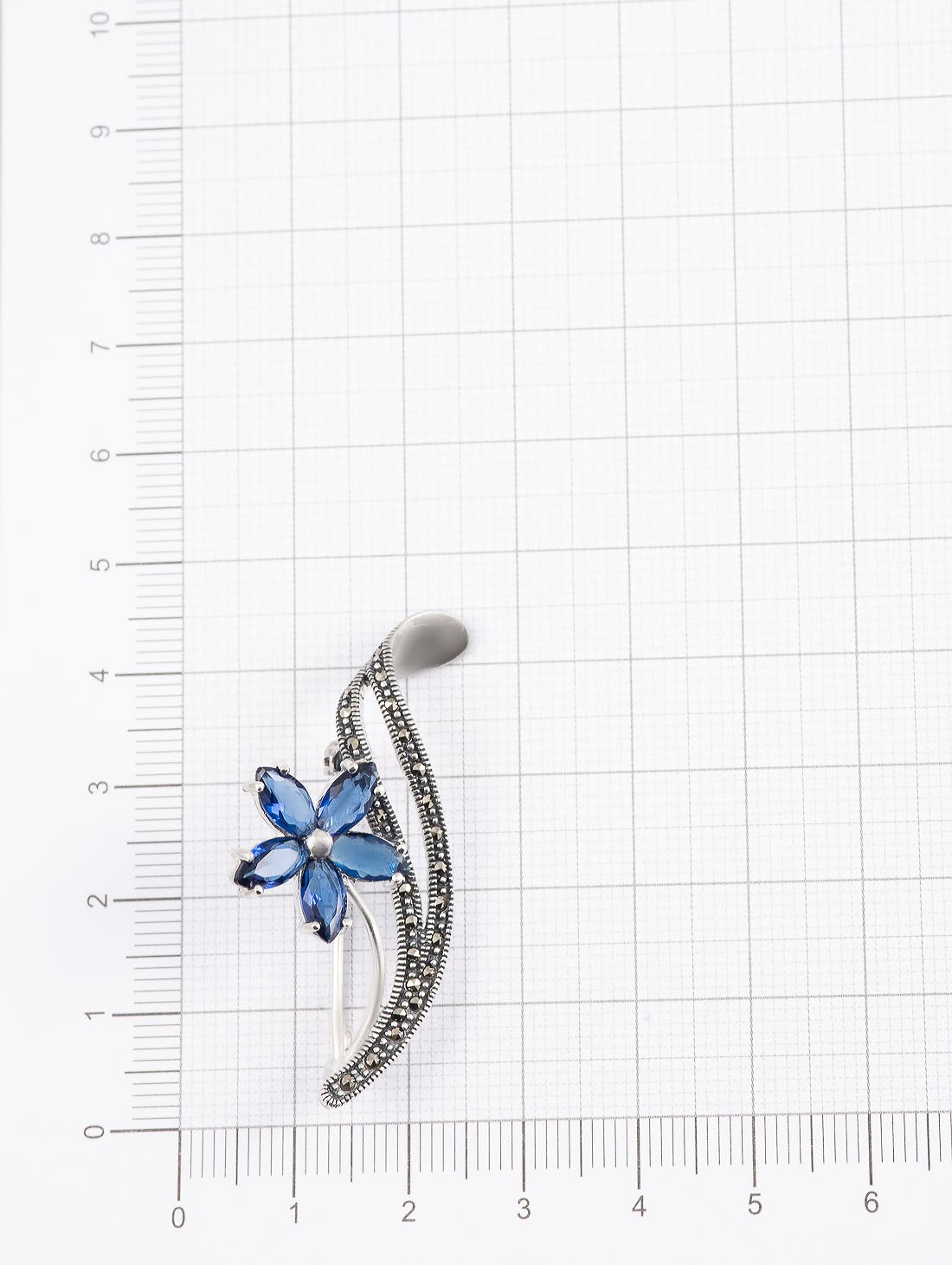 91598 Брошь (Ag 925)