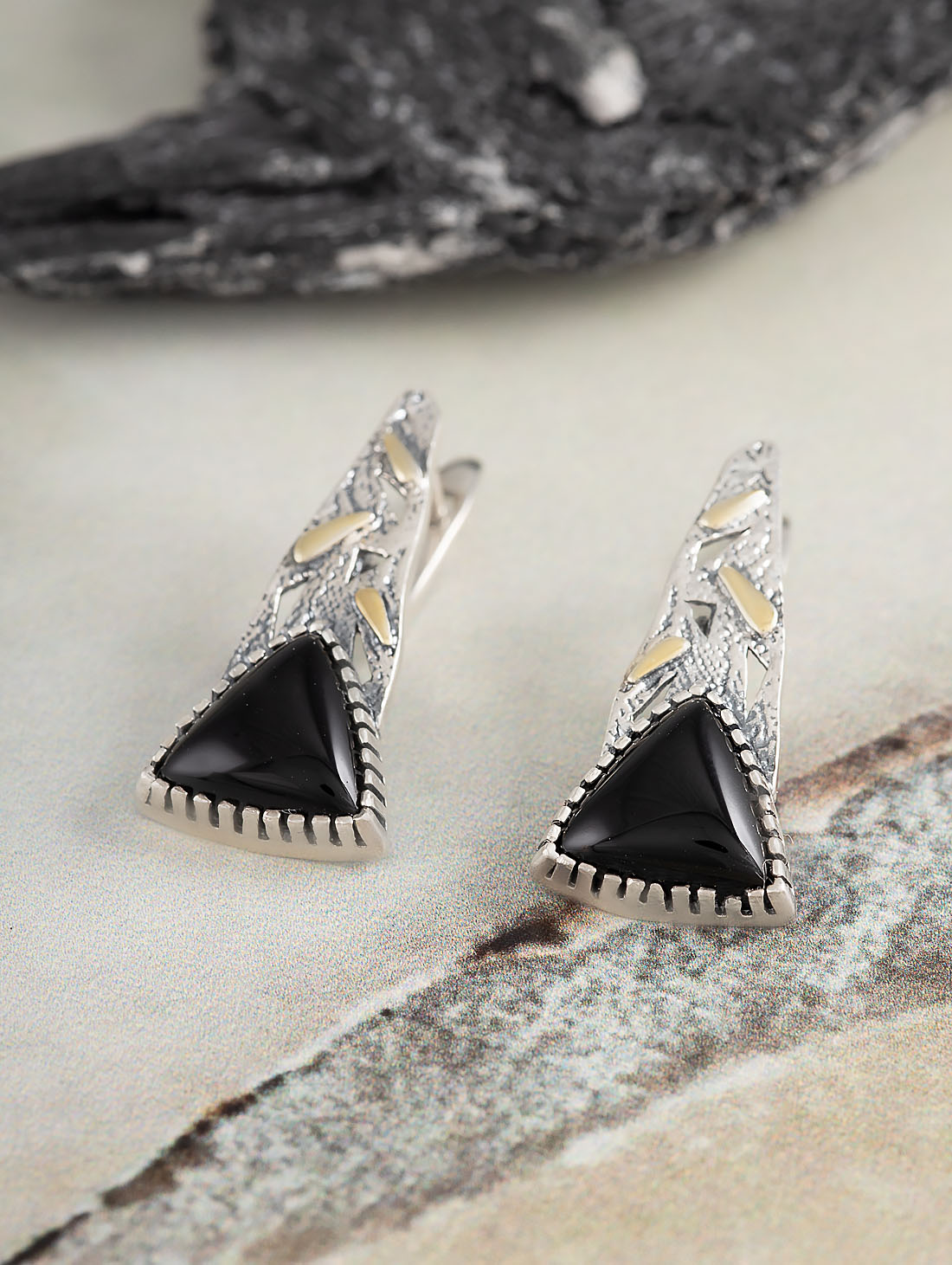 Err1495z Агат Серьги (Ag 925)