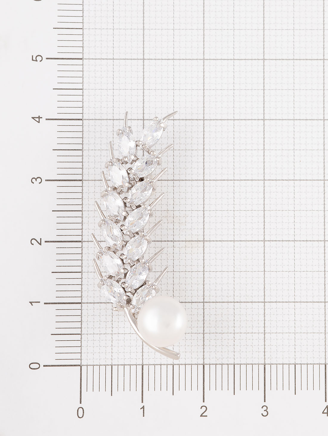 B00191r Брошь (Ag 925)