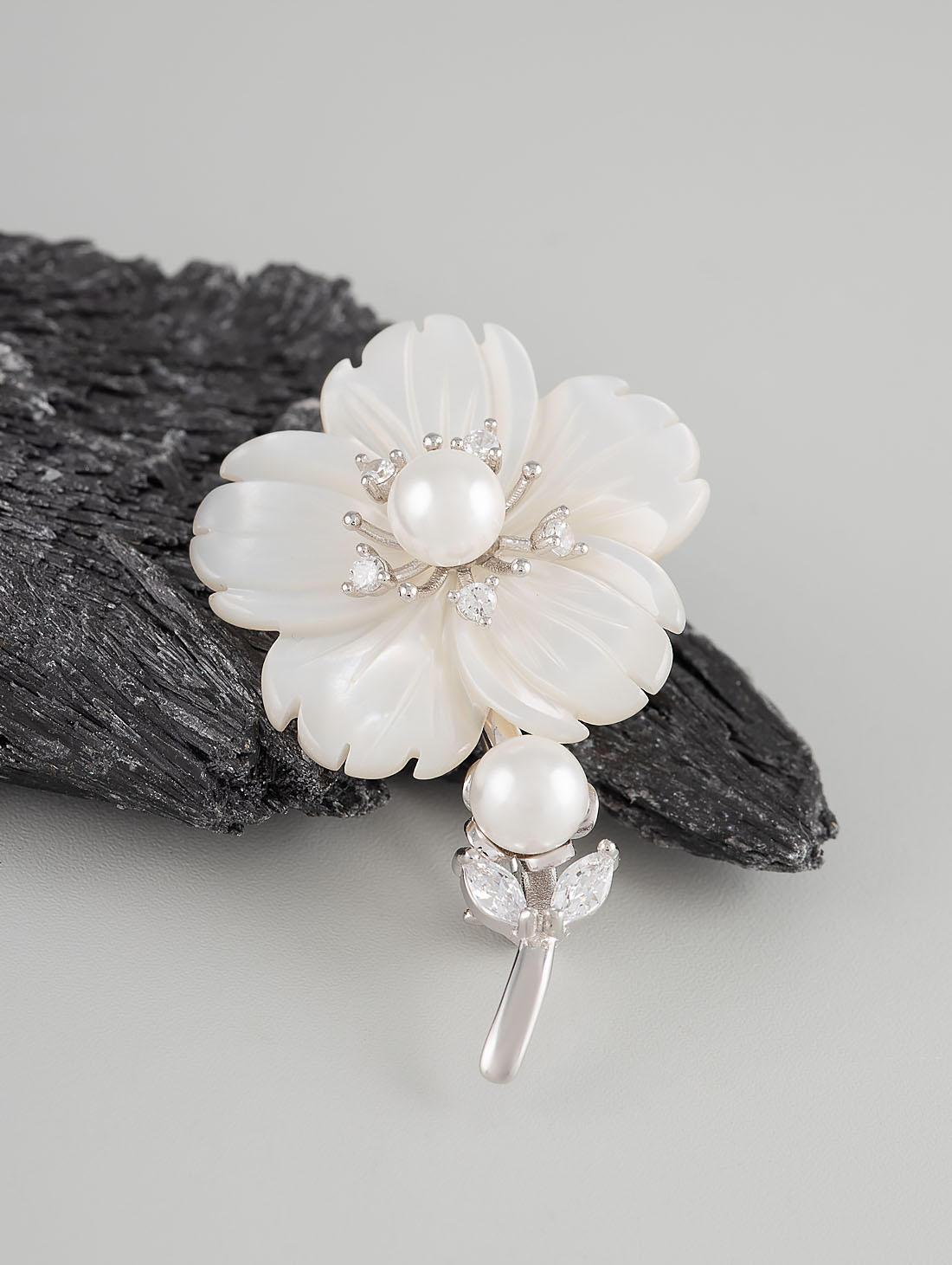 B00211r Брошь (Ag 925)