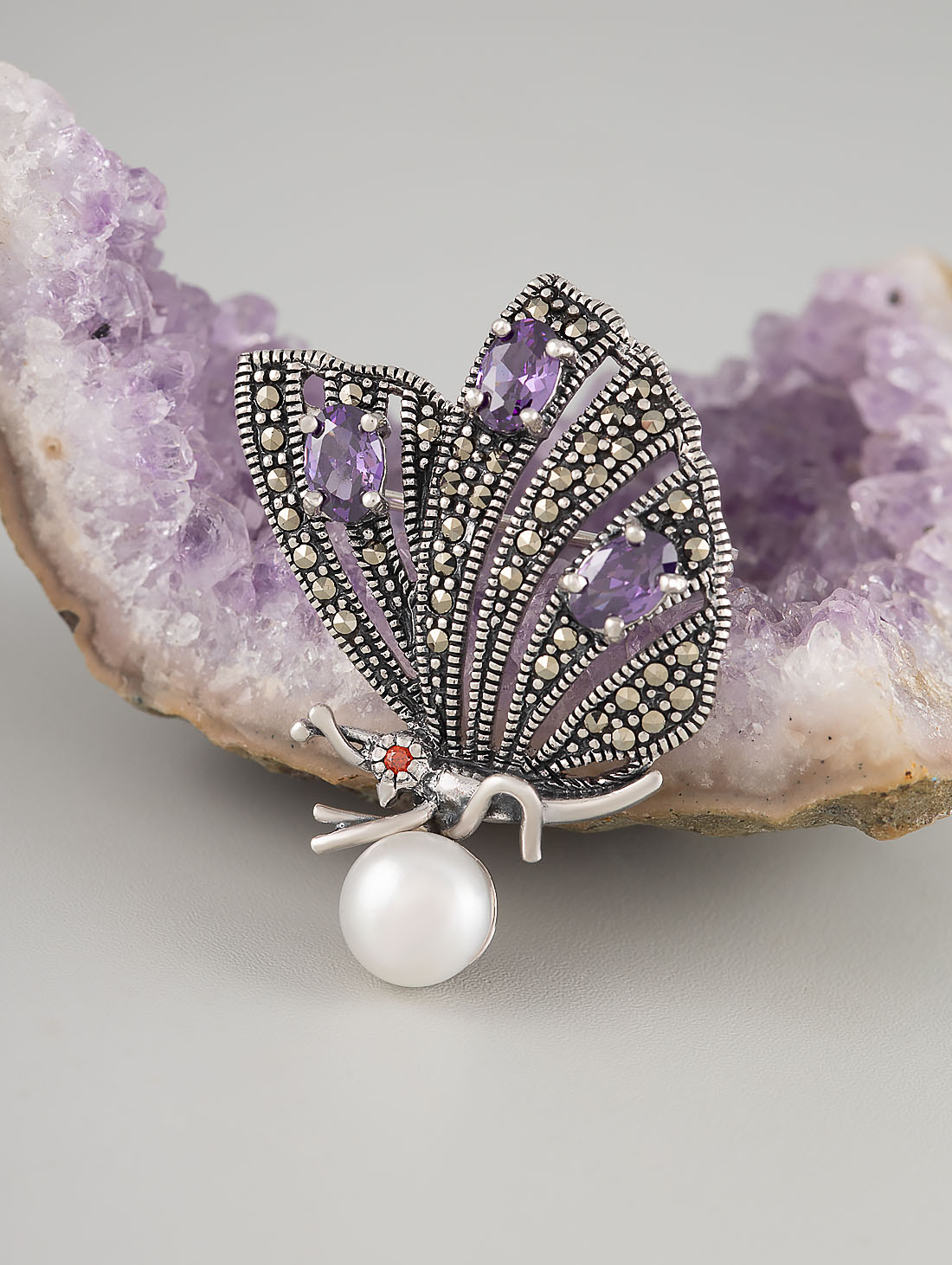 91570 Брошь (Ag 925)