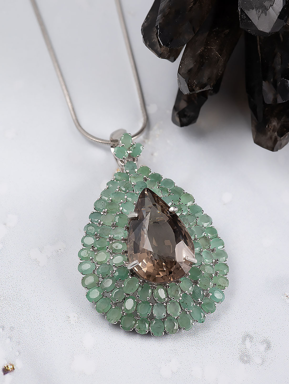 042333 Брошь-кулон (Ag 925)