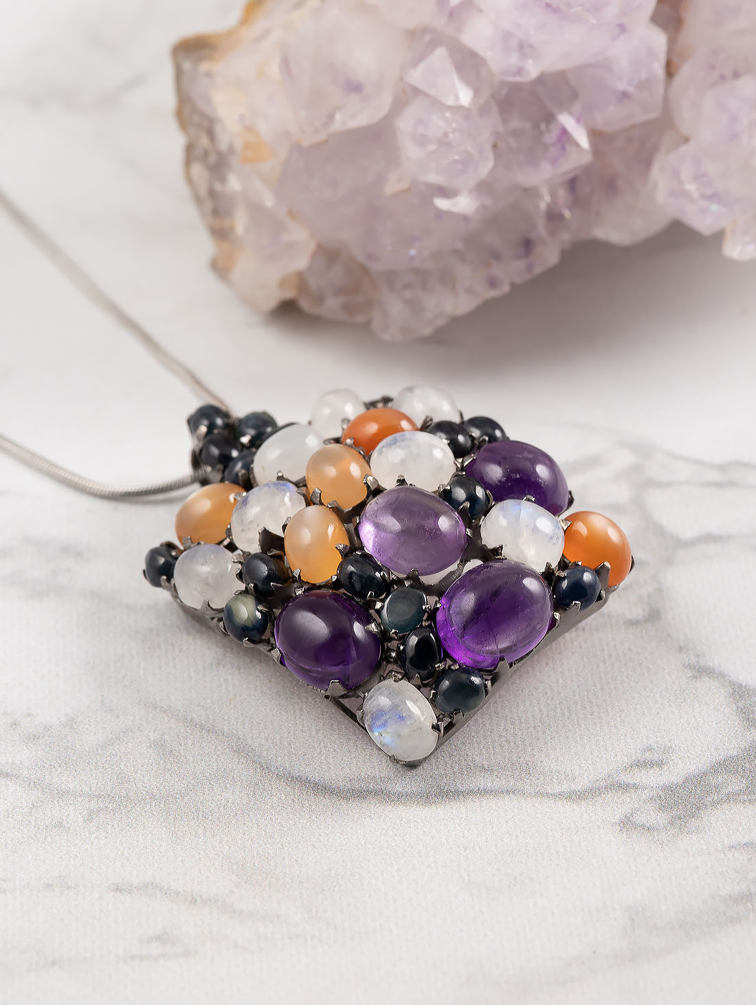 042344 Брошь-кулон (Ag 925)