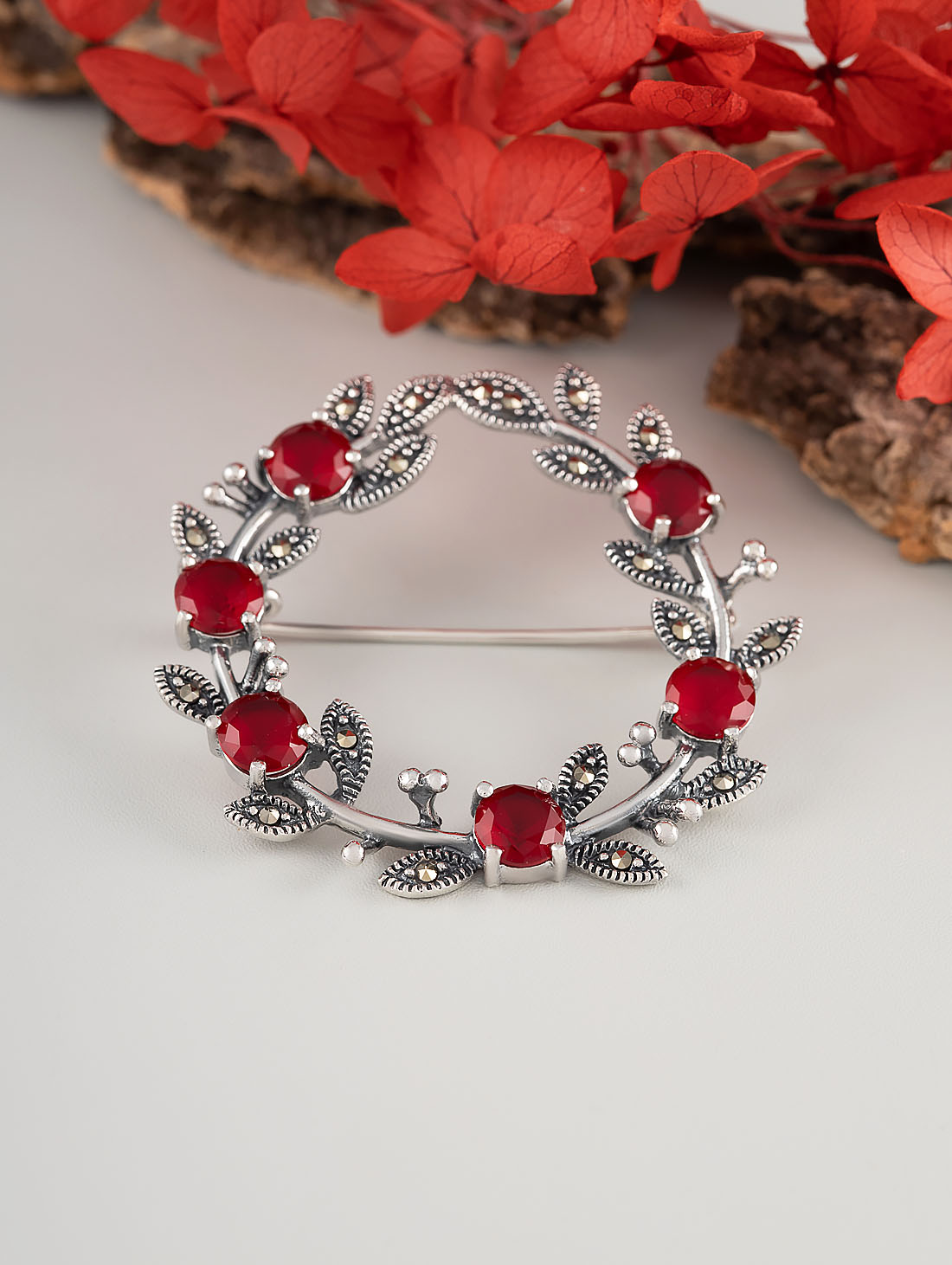 91577 Брошь (Ag 925)