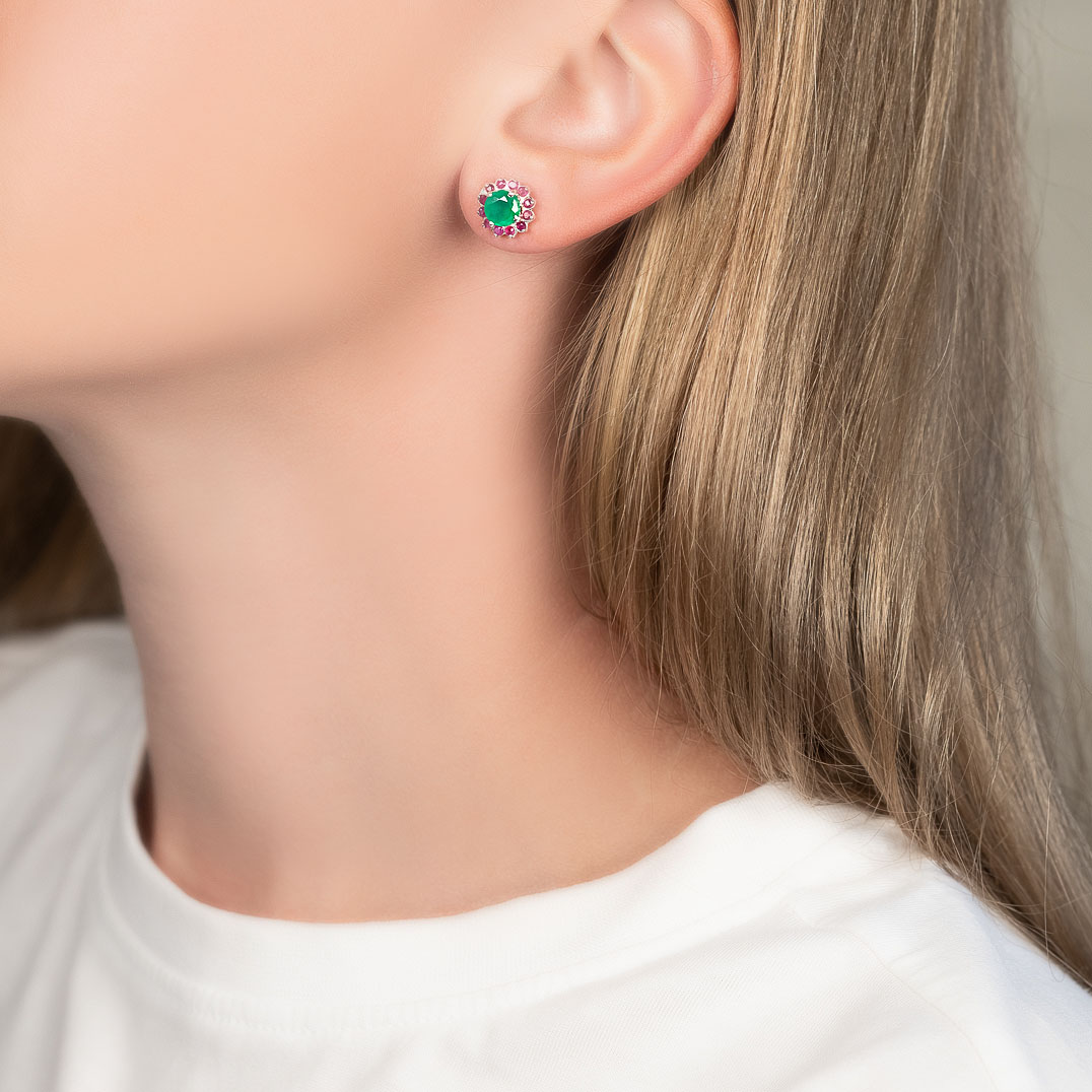 9266 Серьги пуссеты (Ag 925)