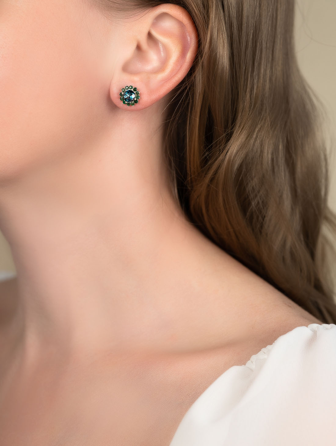 9454 Серьги пуссеты (Ag 925)