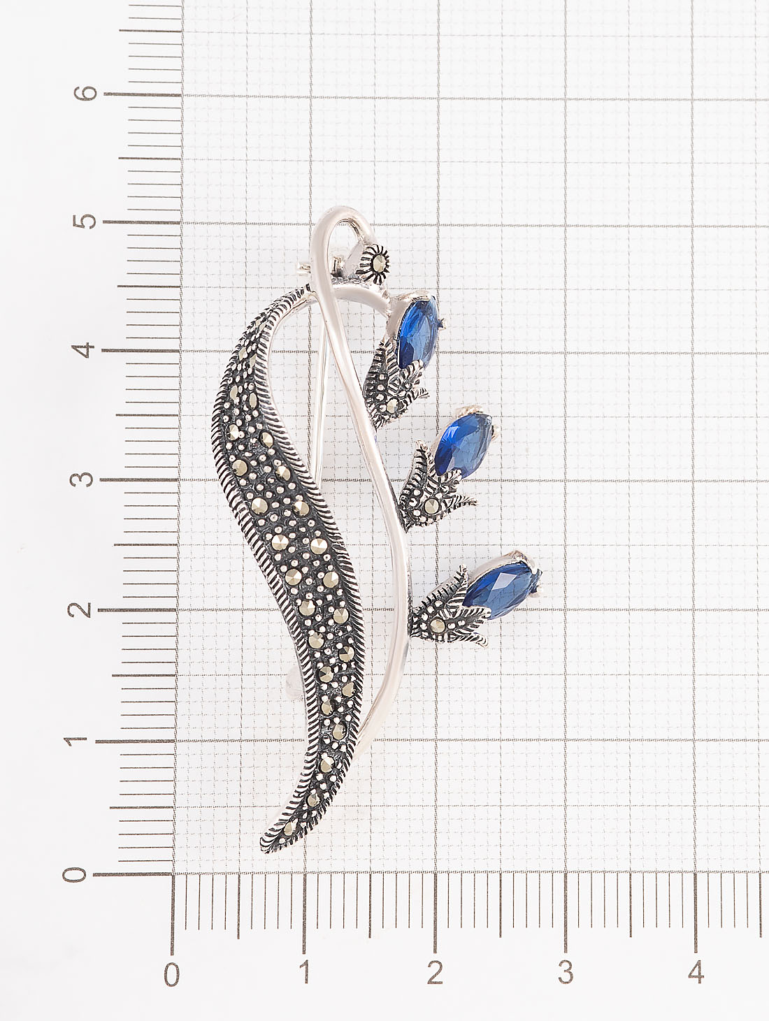 91575 Брошь (Ag 925)