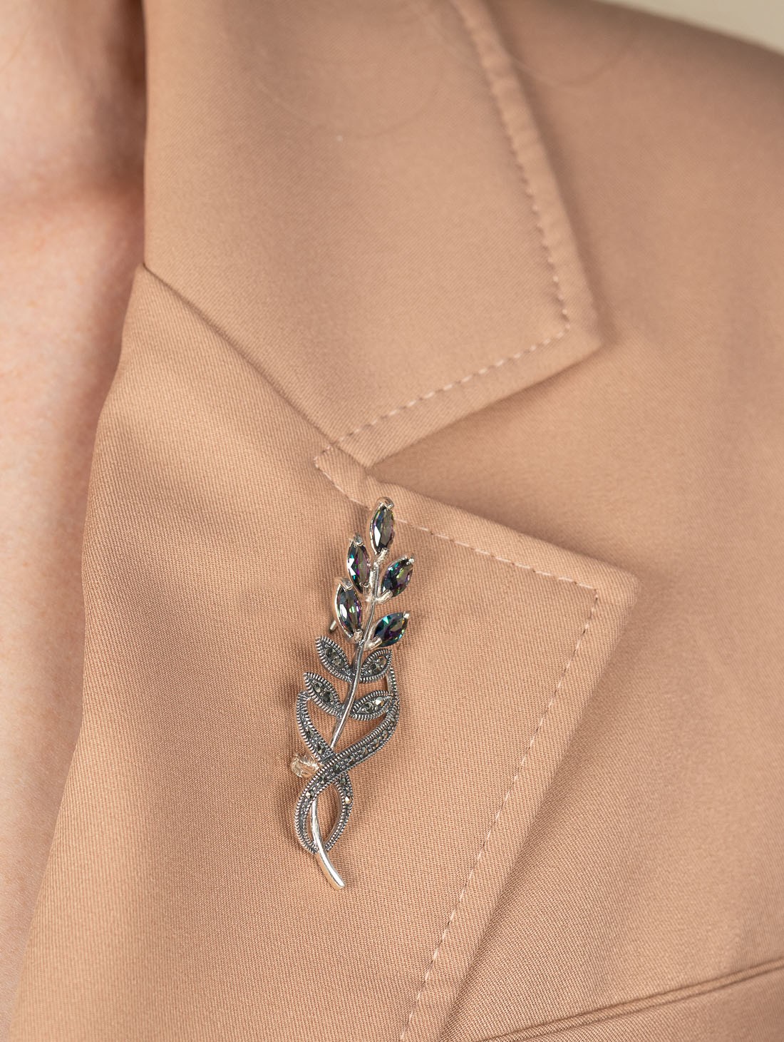 91635 Брошь (Ag 925)