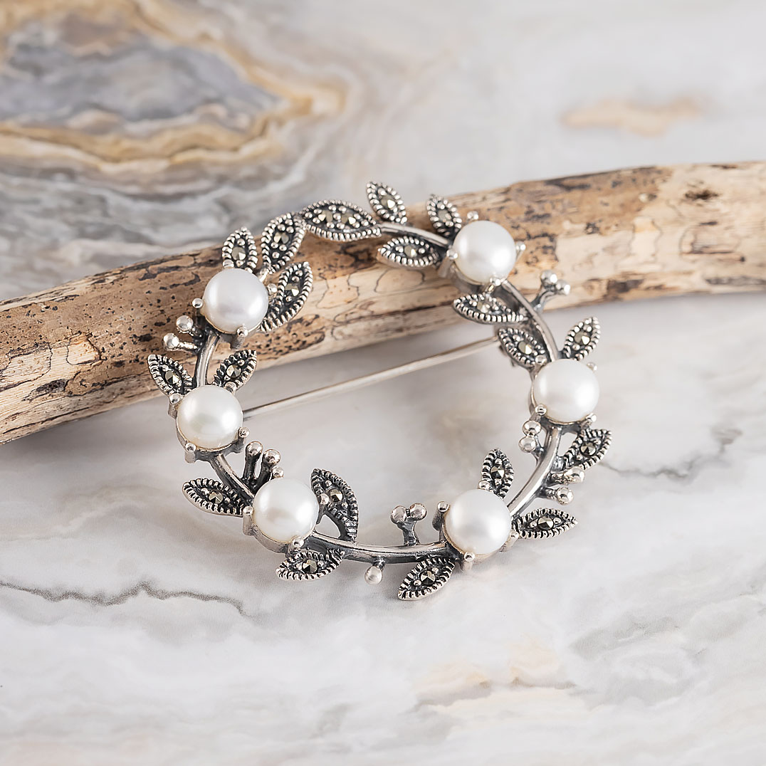 91382 Брошь (Ag 925)