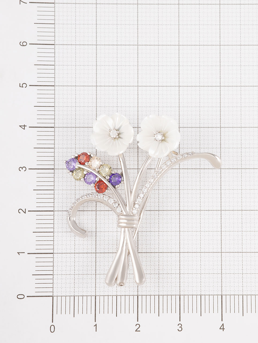 B00193r Брошь (Ag 925)