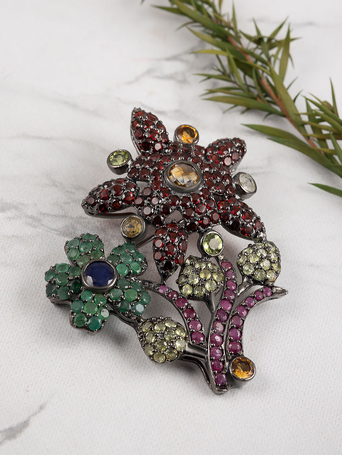 042392 Брошь-кулон (Ag 925)