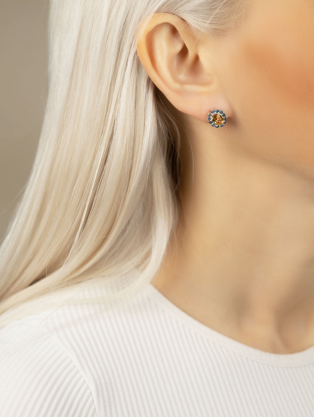 9414 Серьги пуссеты (Ag 925)