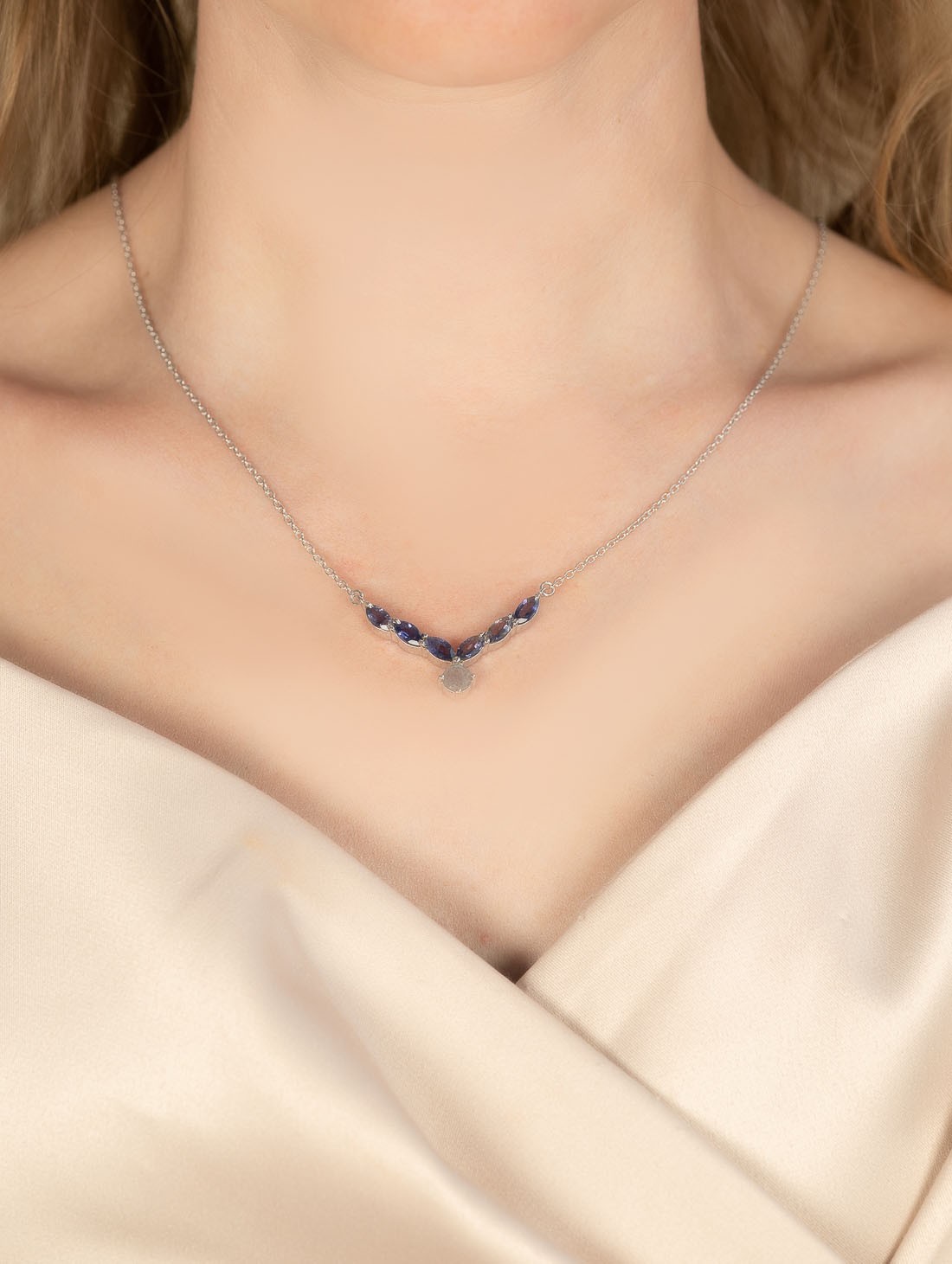 95963 Колье (Ag 925)