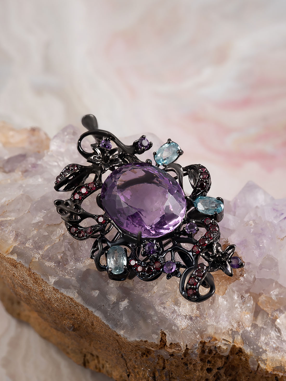 042370 Брошь-кулон (Ag 925)