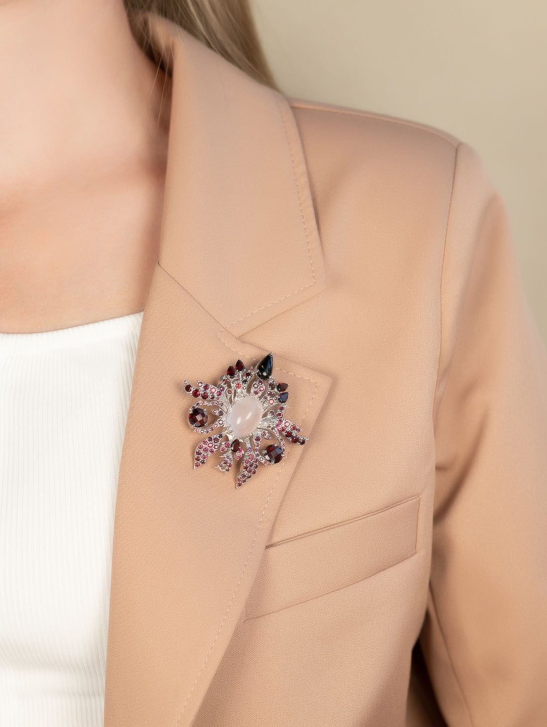 042373 Брошь-кулон (Ag 925)