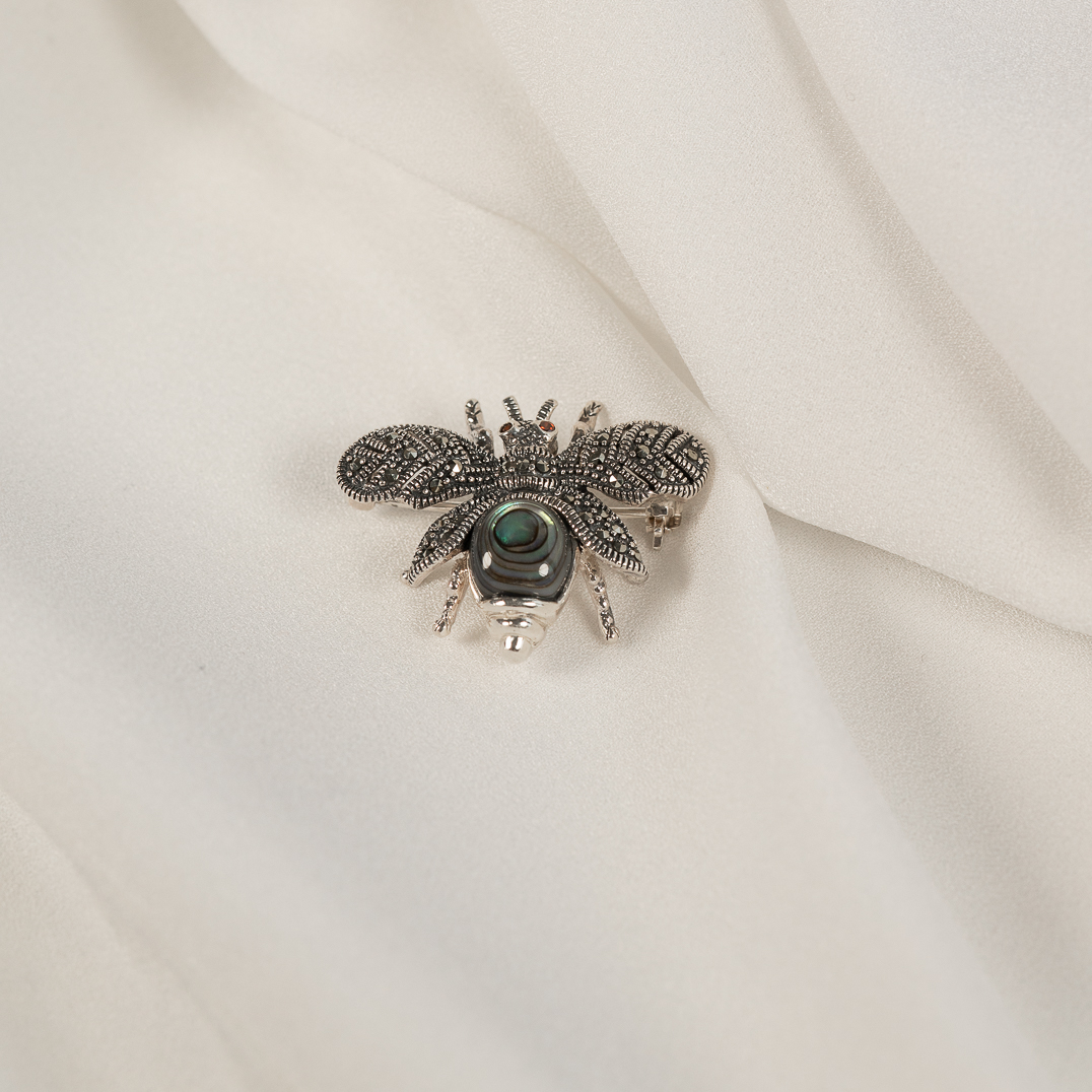 080123 Брошь (Ag 925)