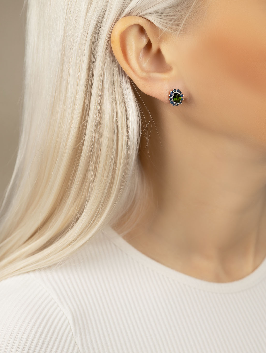 9402 Серьги пуссеты (Ag 925)