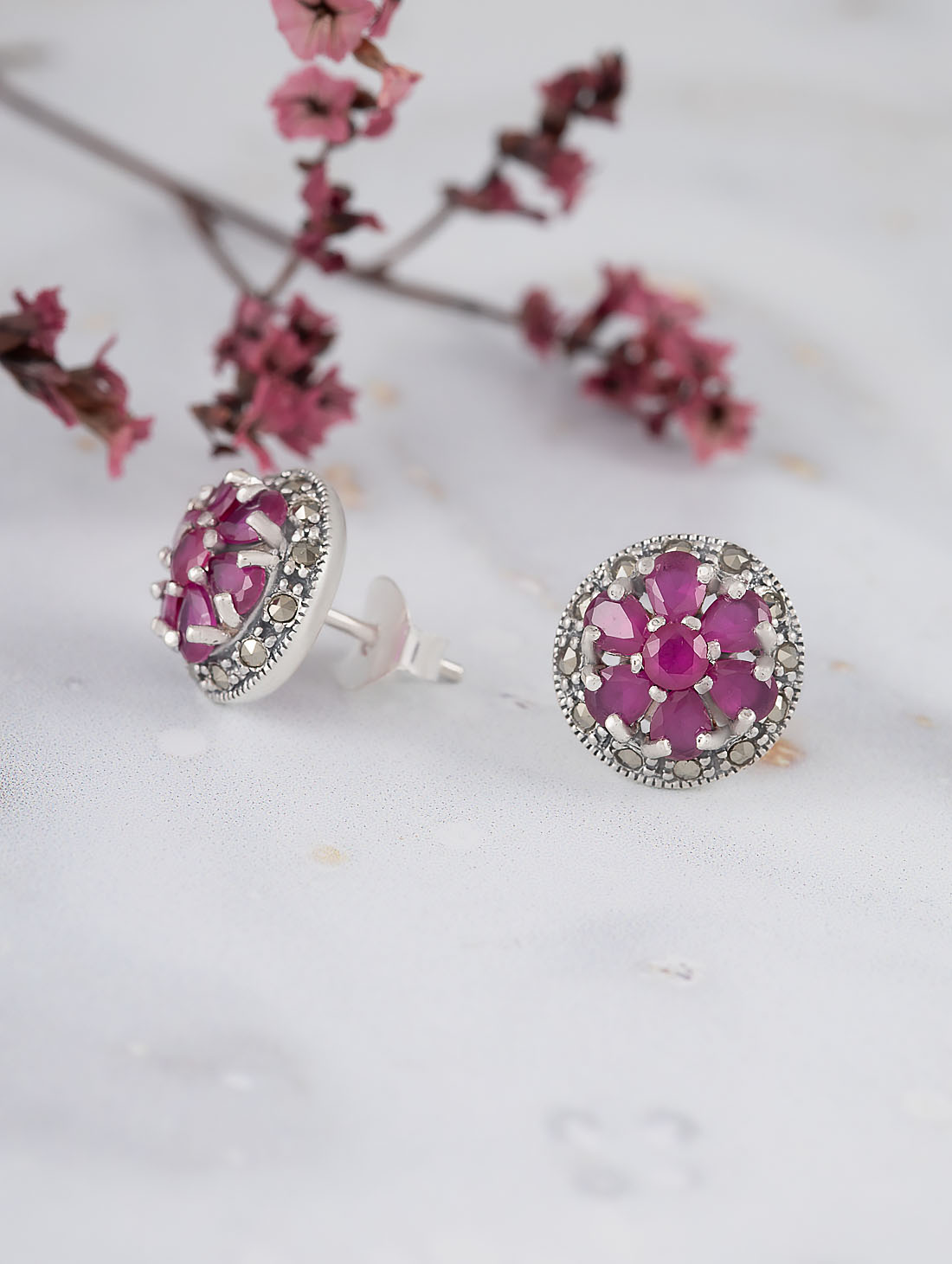 300207 Серьги пуссеты (Ag 925)