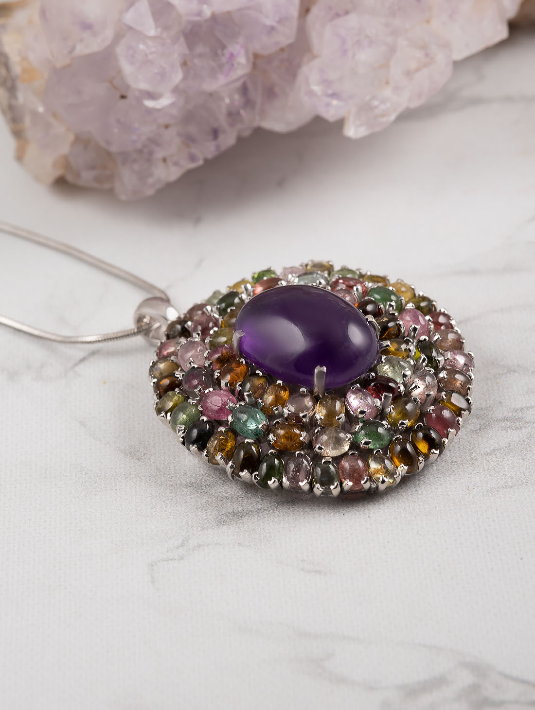 042350 Брошь-кулон (Ag 925)