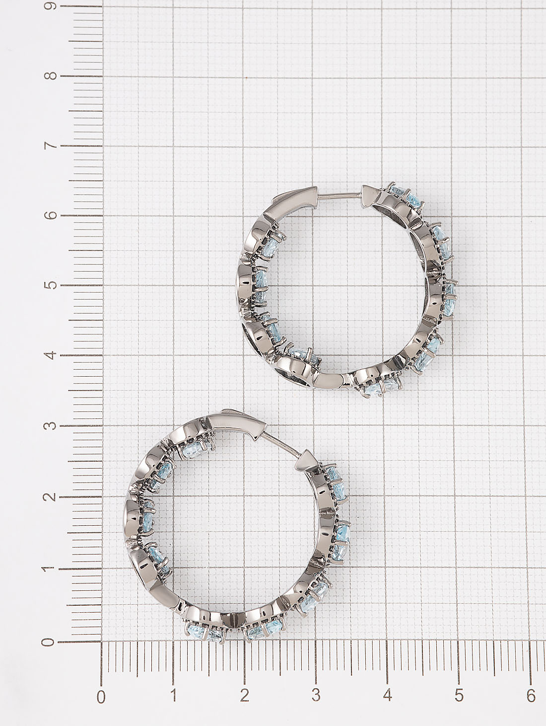 С0237Т Топаз Серьги (Ag 925)