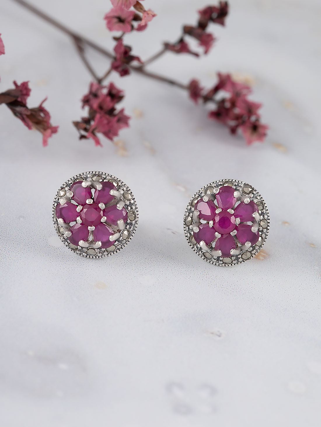 300207 Серьги пуссеты (Ag 925)