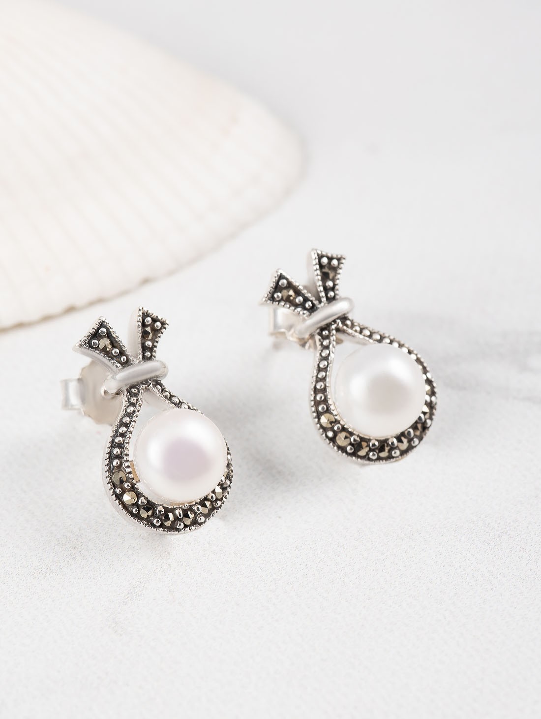 300159 Серьги пуссеты (Ag 925)