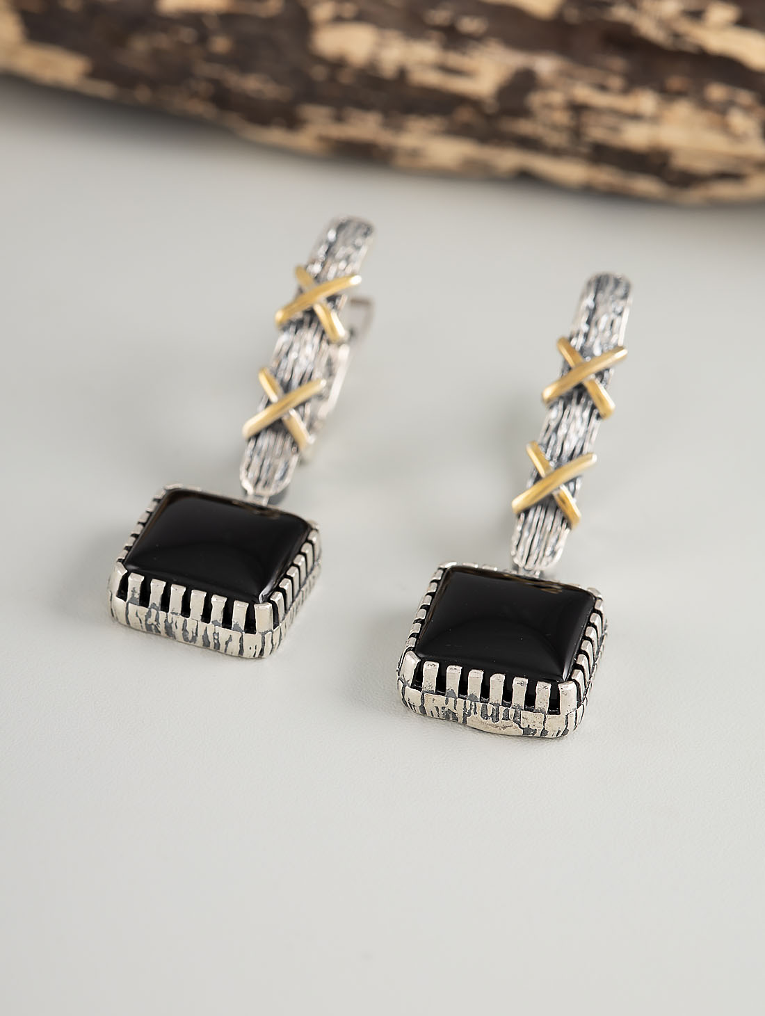 Err1506z Агат Серьги (Ag 925)