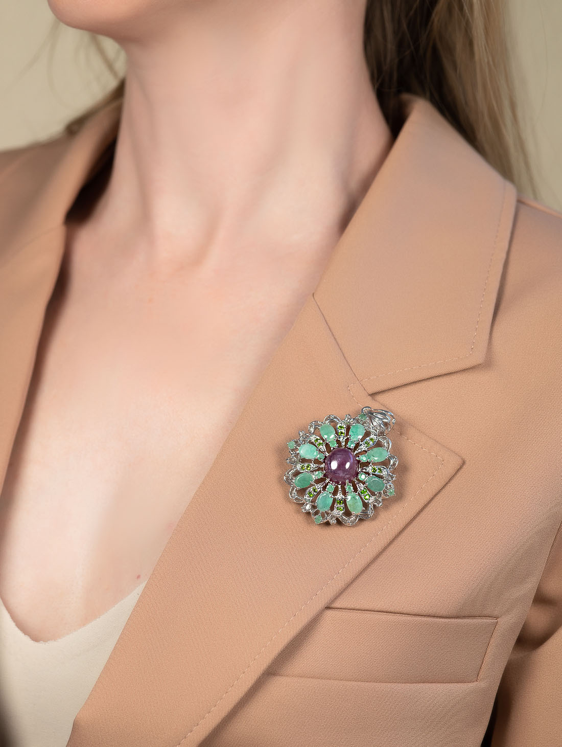 290 Брошь-кулон (Ag 925)