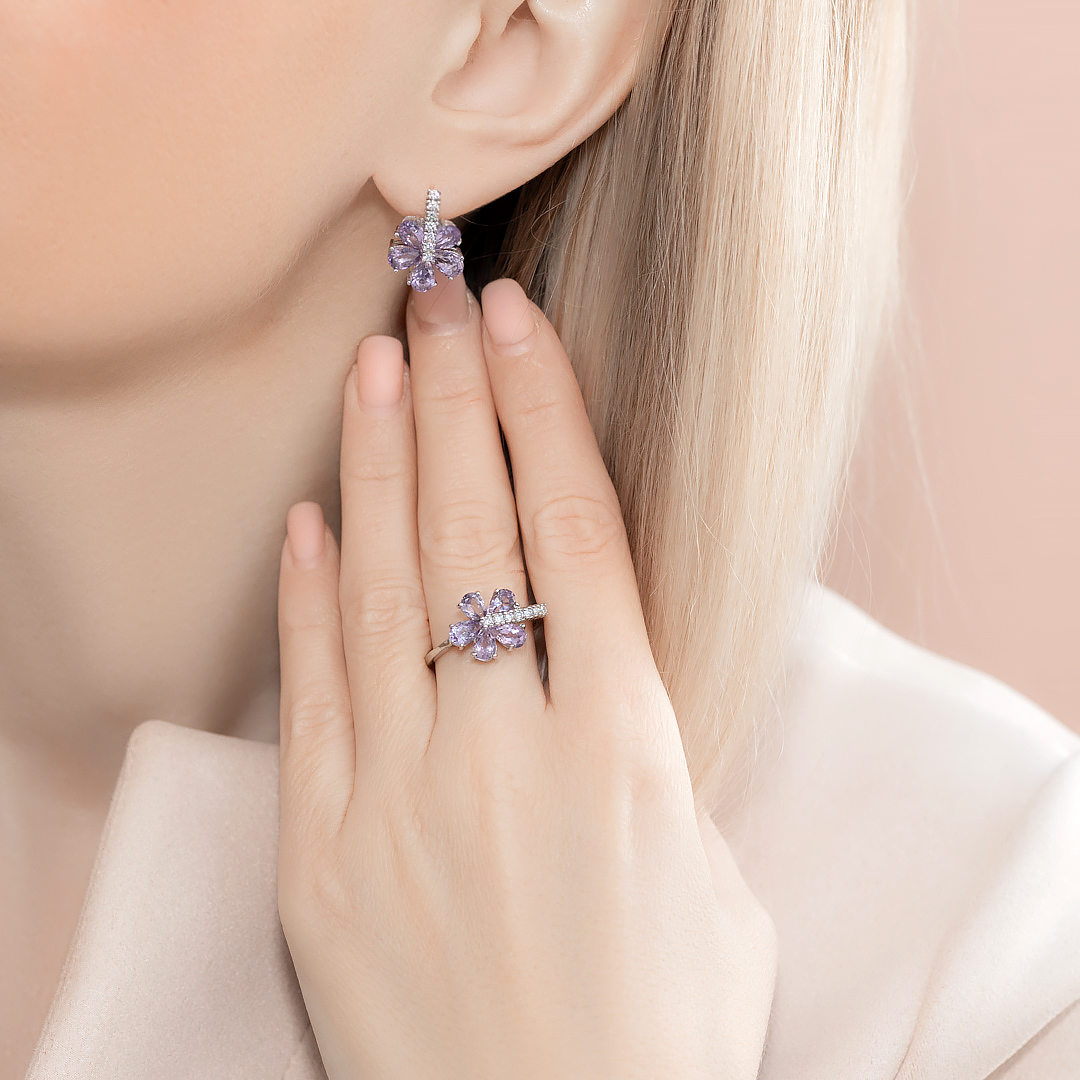 КО0488 Кольцо (Ag 925)